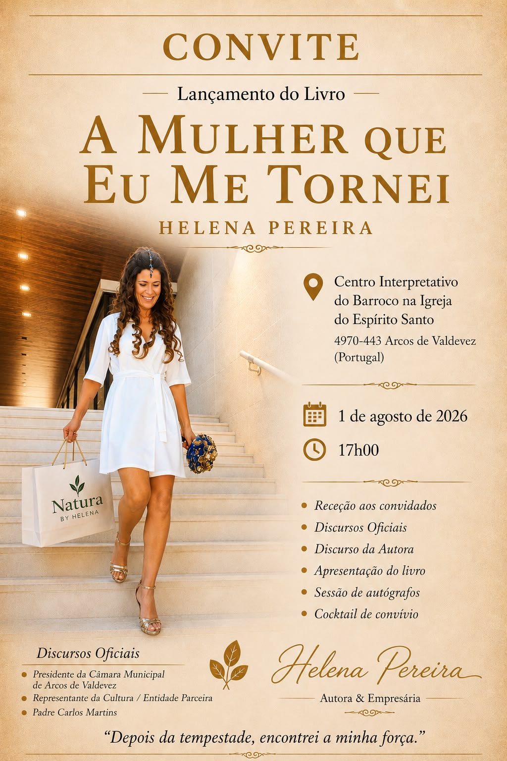 DIA 1 de AGOSTO 2026 - 10H INAUGURAÇÃO ONLINE LOJA E AS 17H LANÇAMENTO LIVRO NO CENTRO INTERPRETATIVO BARROCO EM ARCOS DE VALDEVEZ