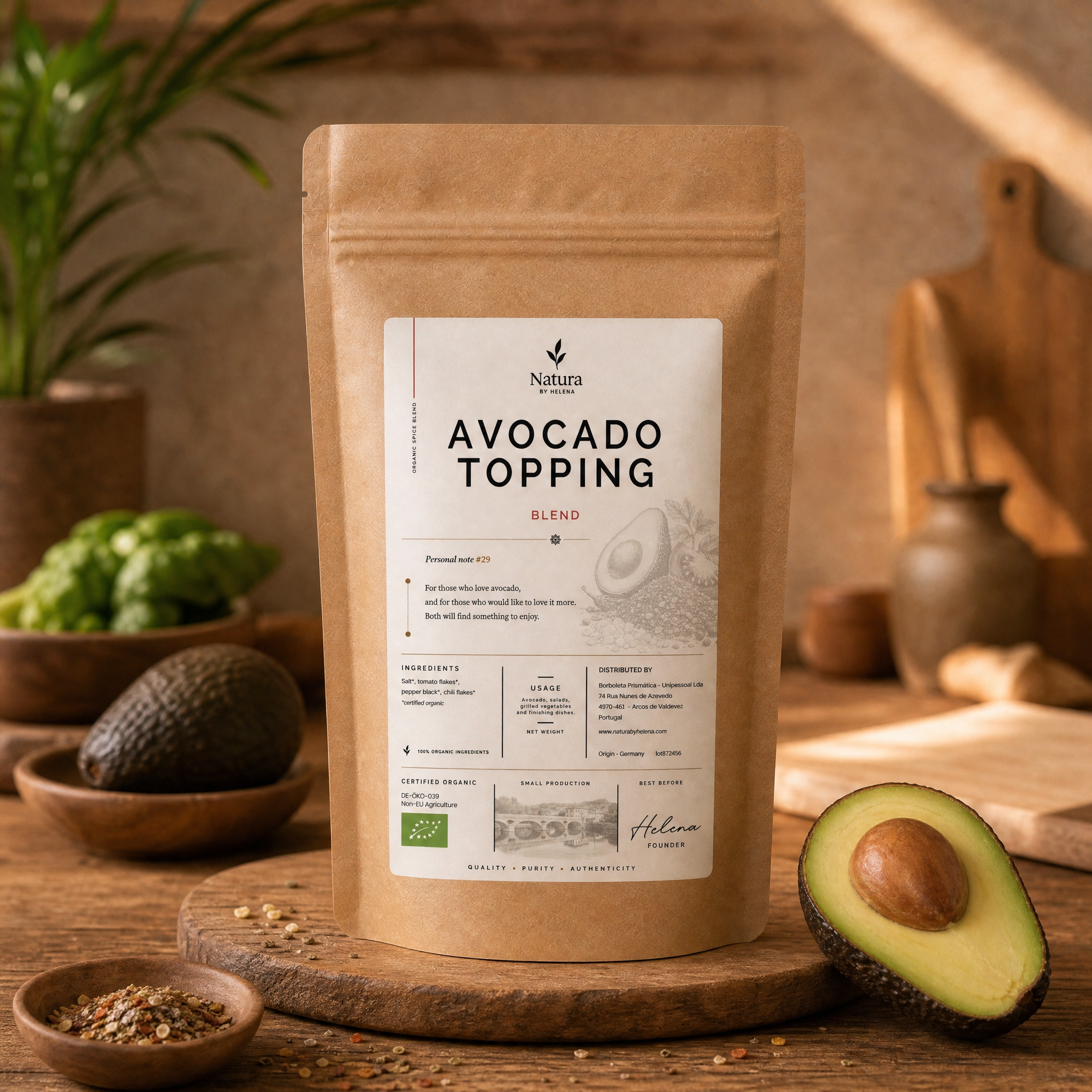 AVOCADO TOPPING BIO - GERMANY - 50053