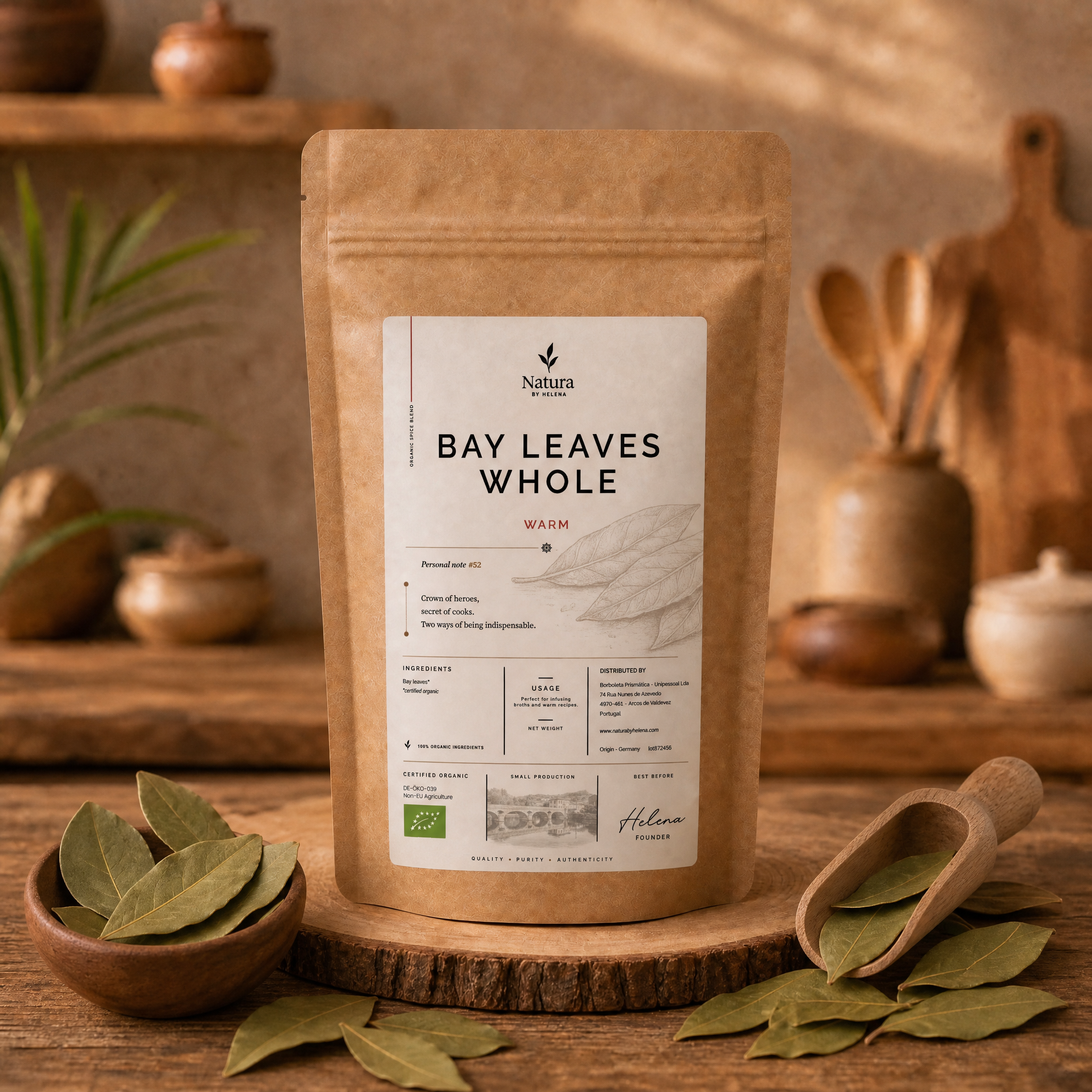 BAY LEAVES WHOLE BIO - TURKIYE - 50102