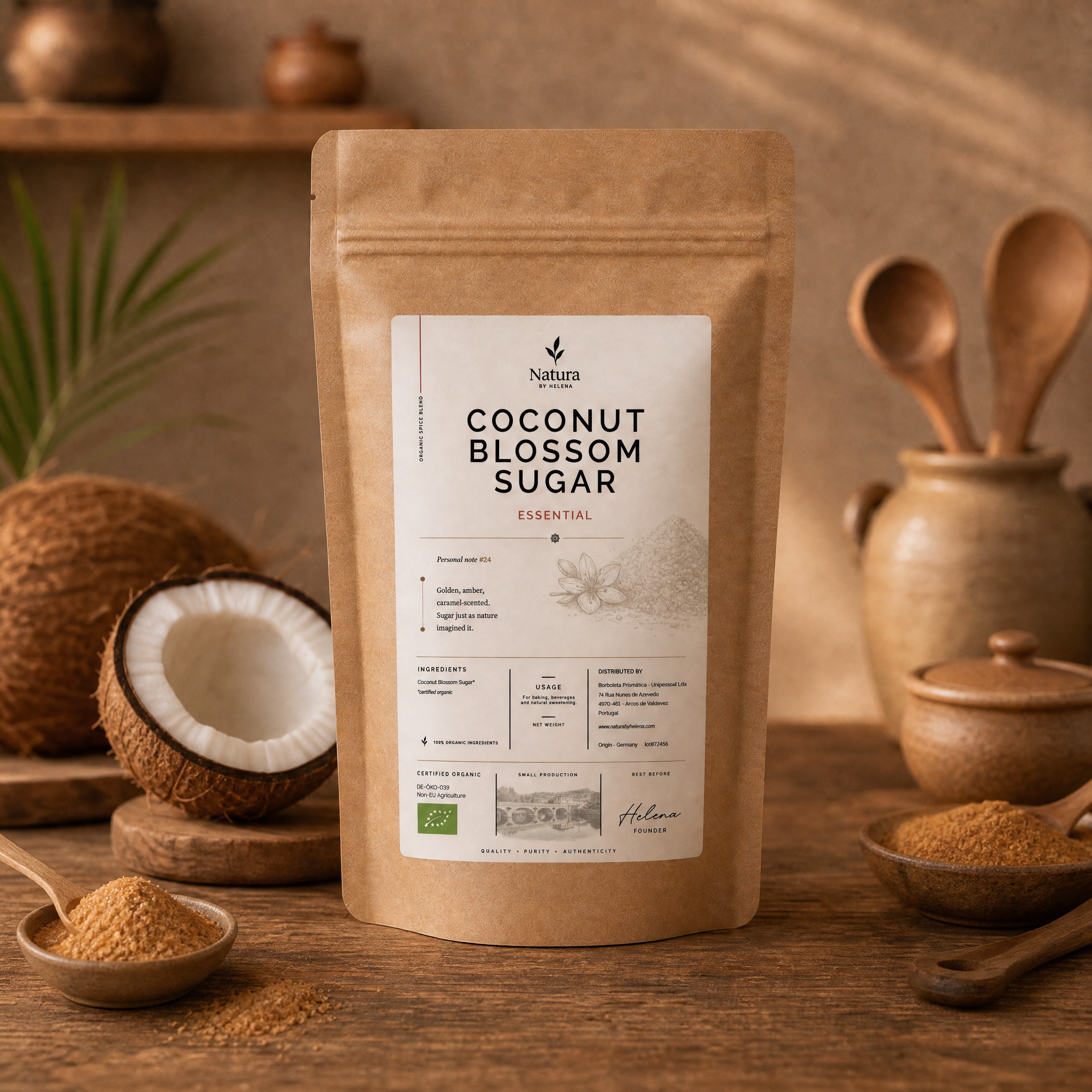 COCONUT BLOSSOM SUGAR BIO - INDONESIA - 50101