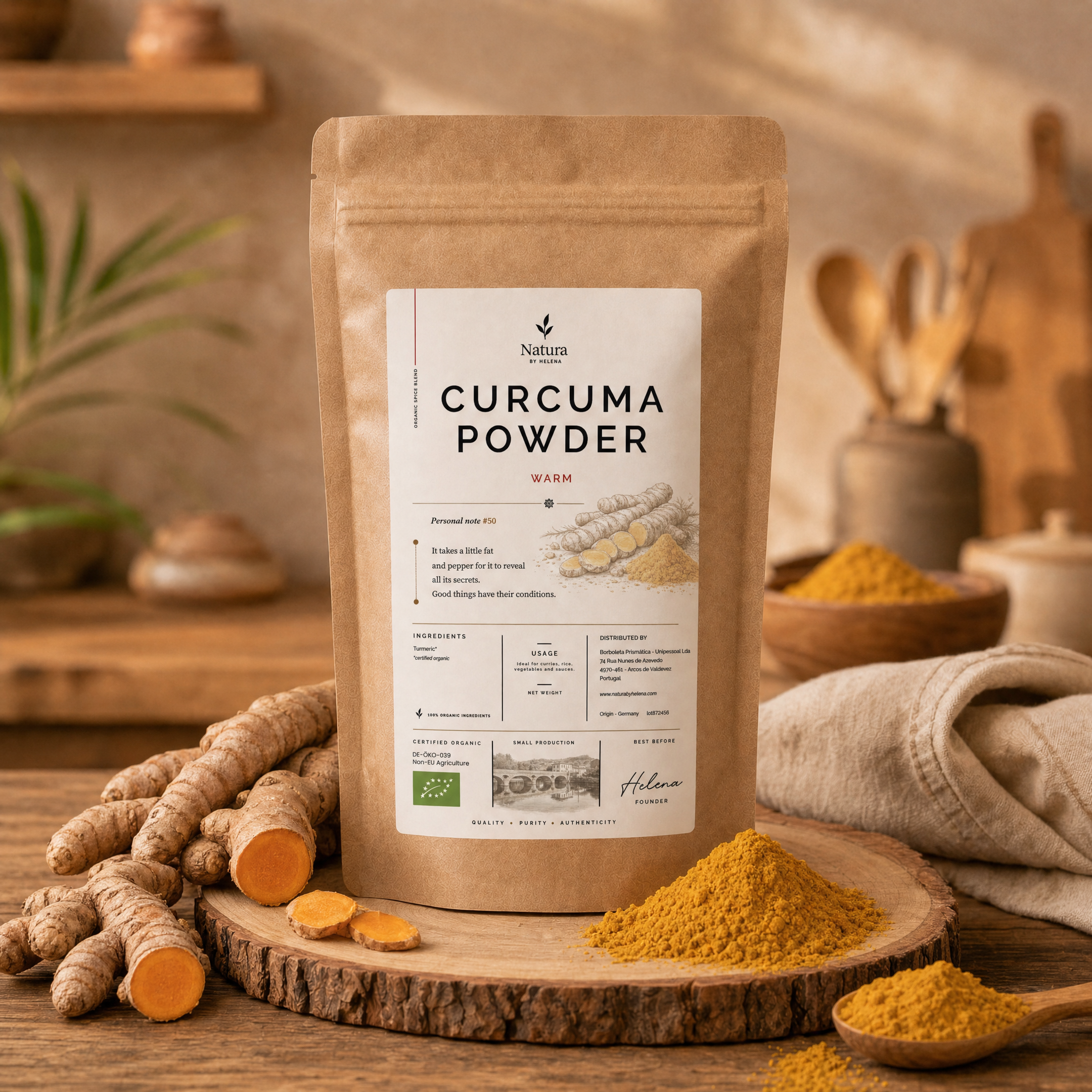 CURCUMA POWDER BIO - INDIA - 50097