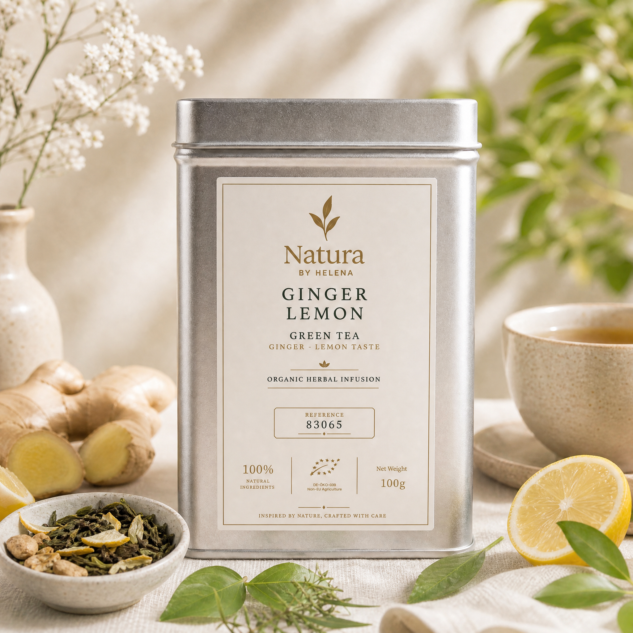 GINGER LEMON- GREEN TEA