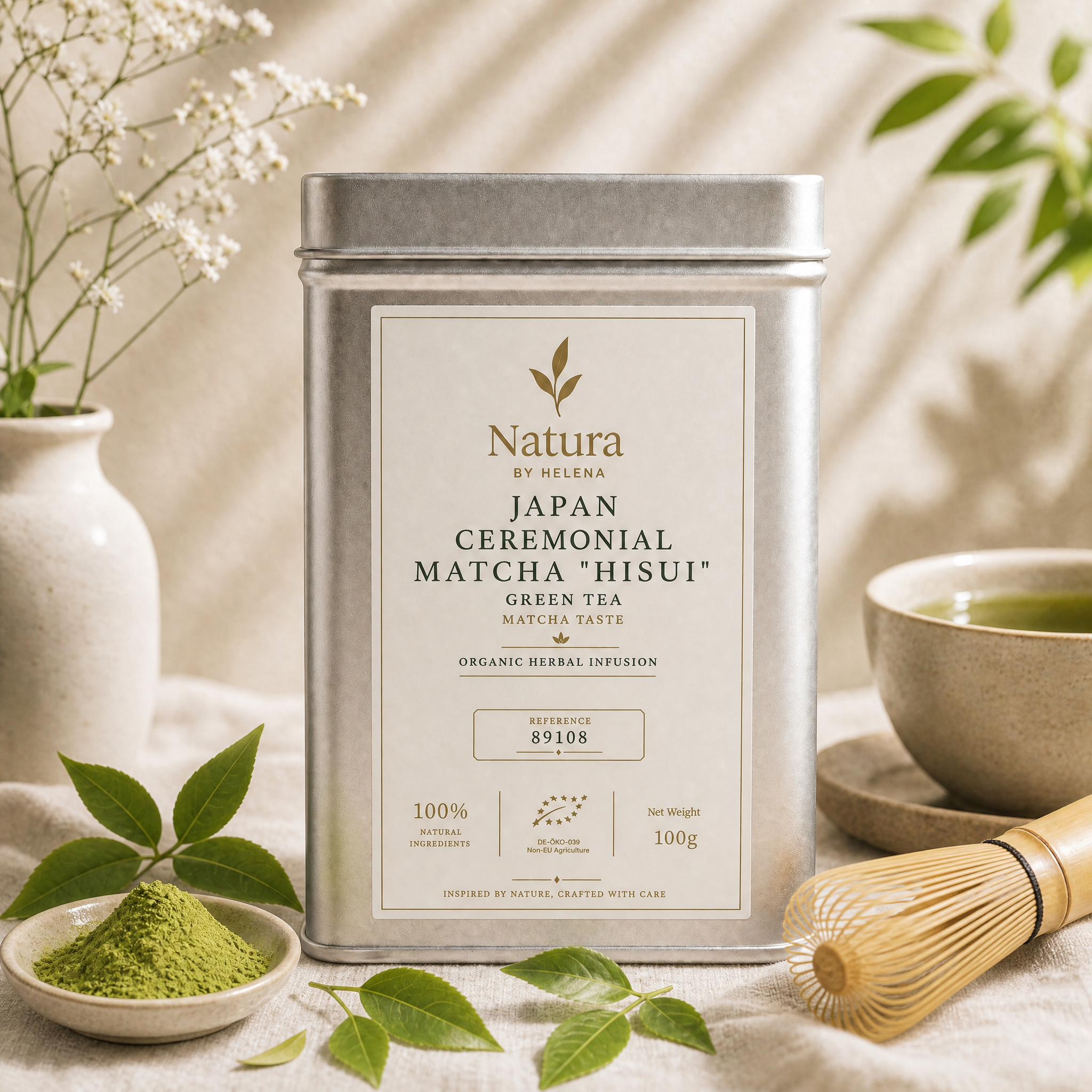 JAPAN CERIMONIAL MATCHA "HISHU" ORGANIC - GREEN TEA - JAPAN - 89108