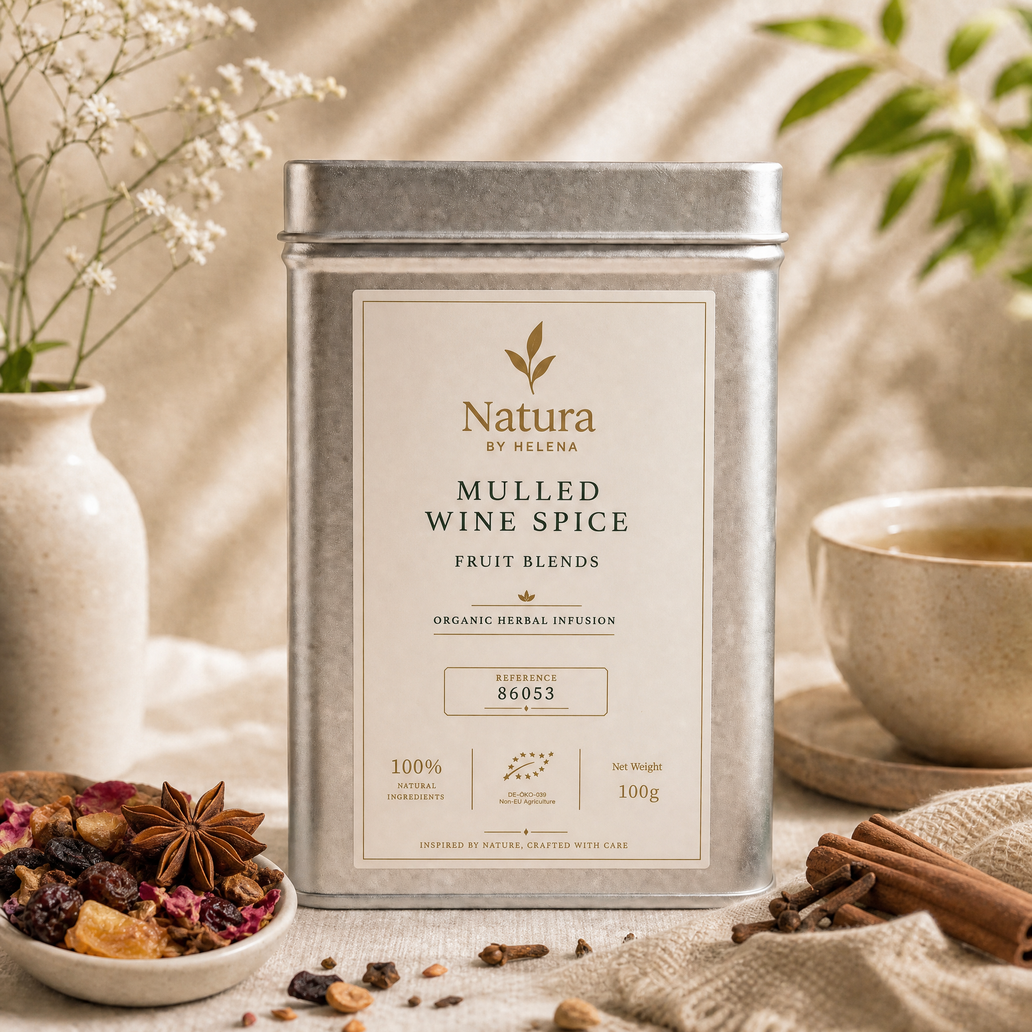MULLED WINE SPICE ORGANIC - FRUITS - GERMANY - 86053