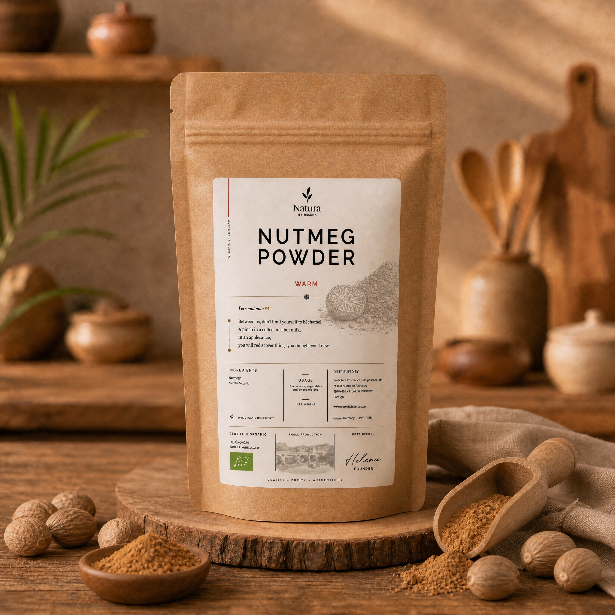 NUTMEG POWDER ORGANIC - SRI LANKA - 50049