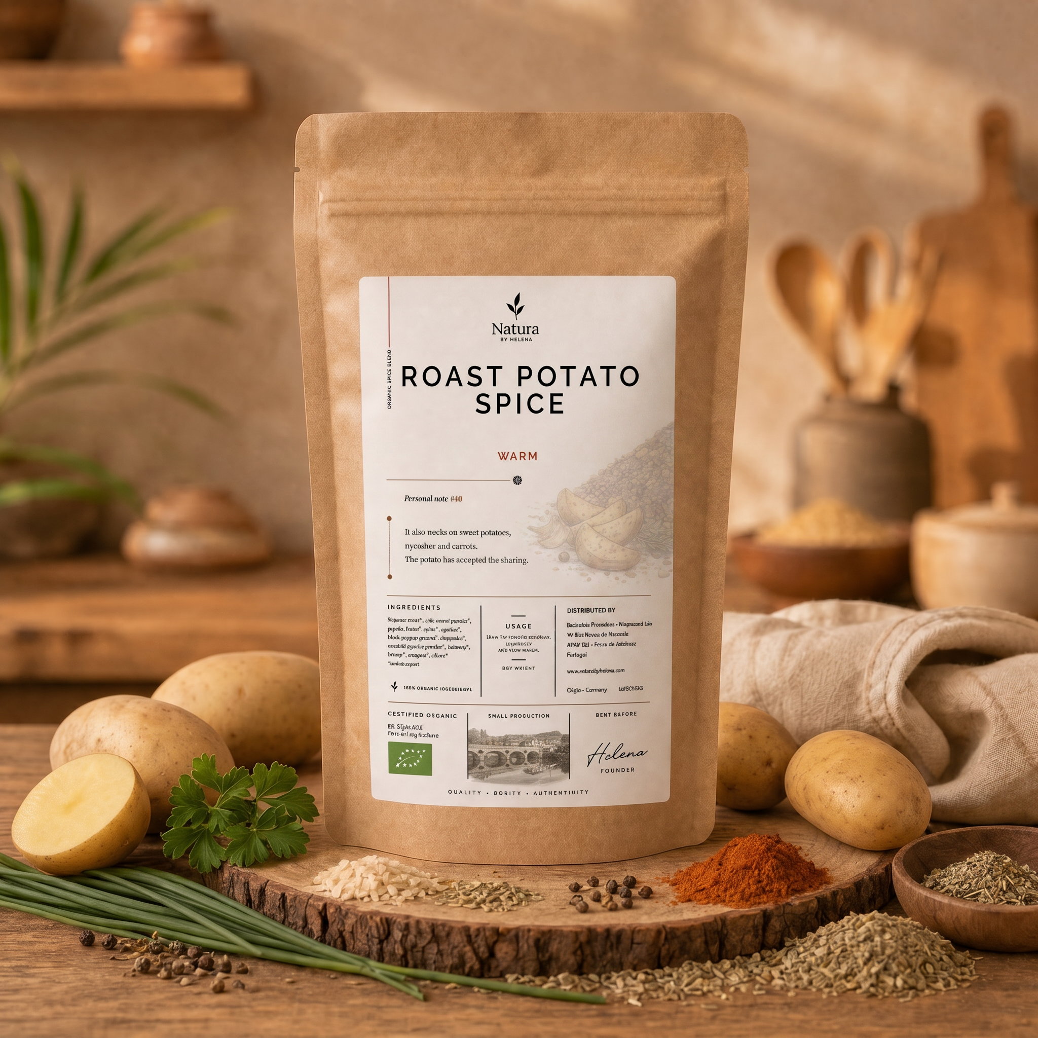 ROAST POTATO SPICE BIO - GERMANY - 50081