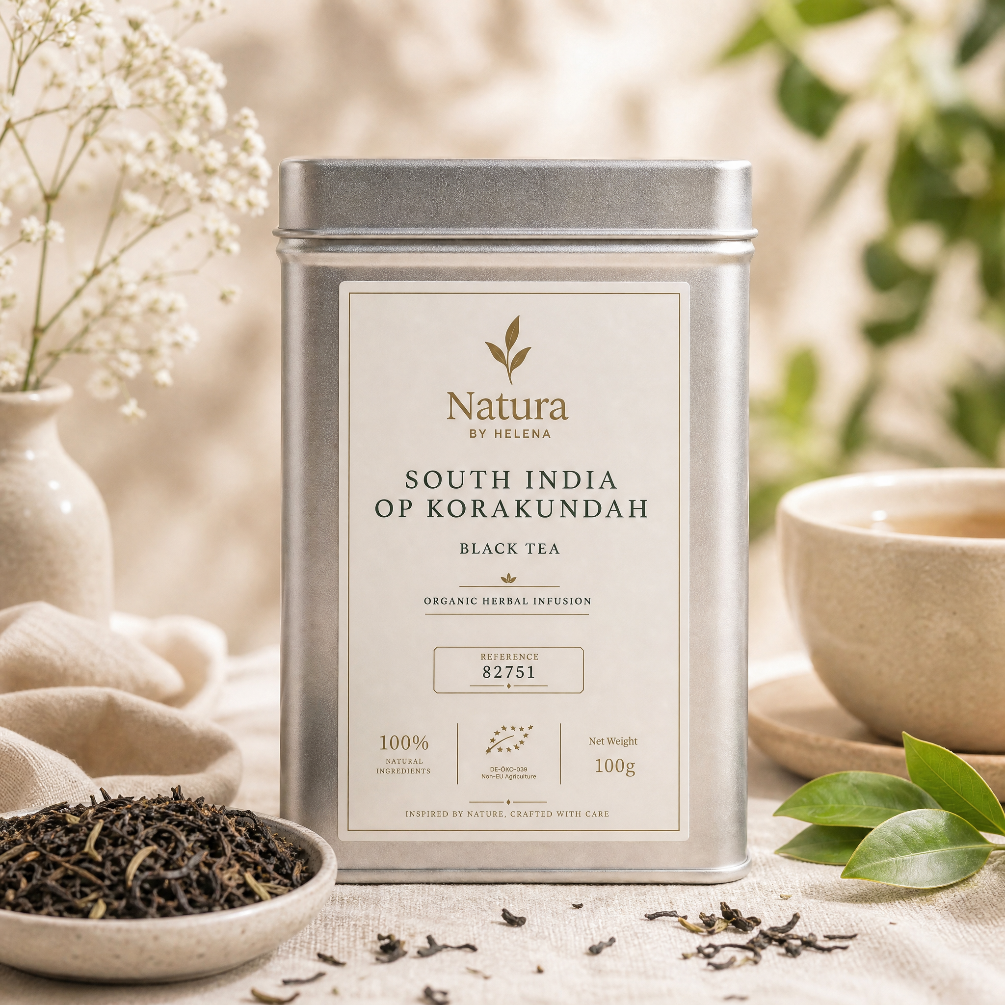 SOUTH INDIA OP KORAKUNDAH ORGANIC - BLACK TEA - INDIA - 82751