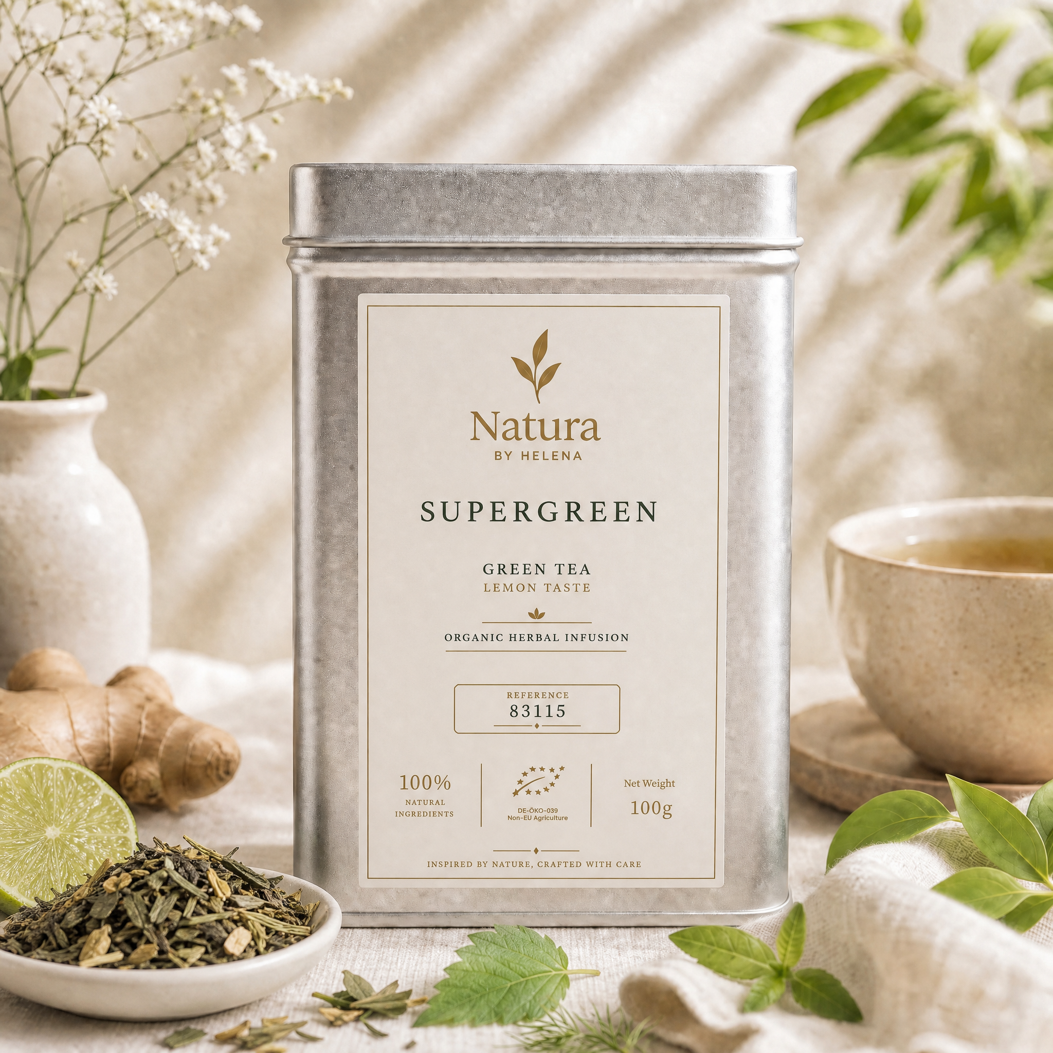SUPERGREEN ORGANIC - GREEN FREUIT TEA - GERMANY - 83115