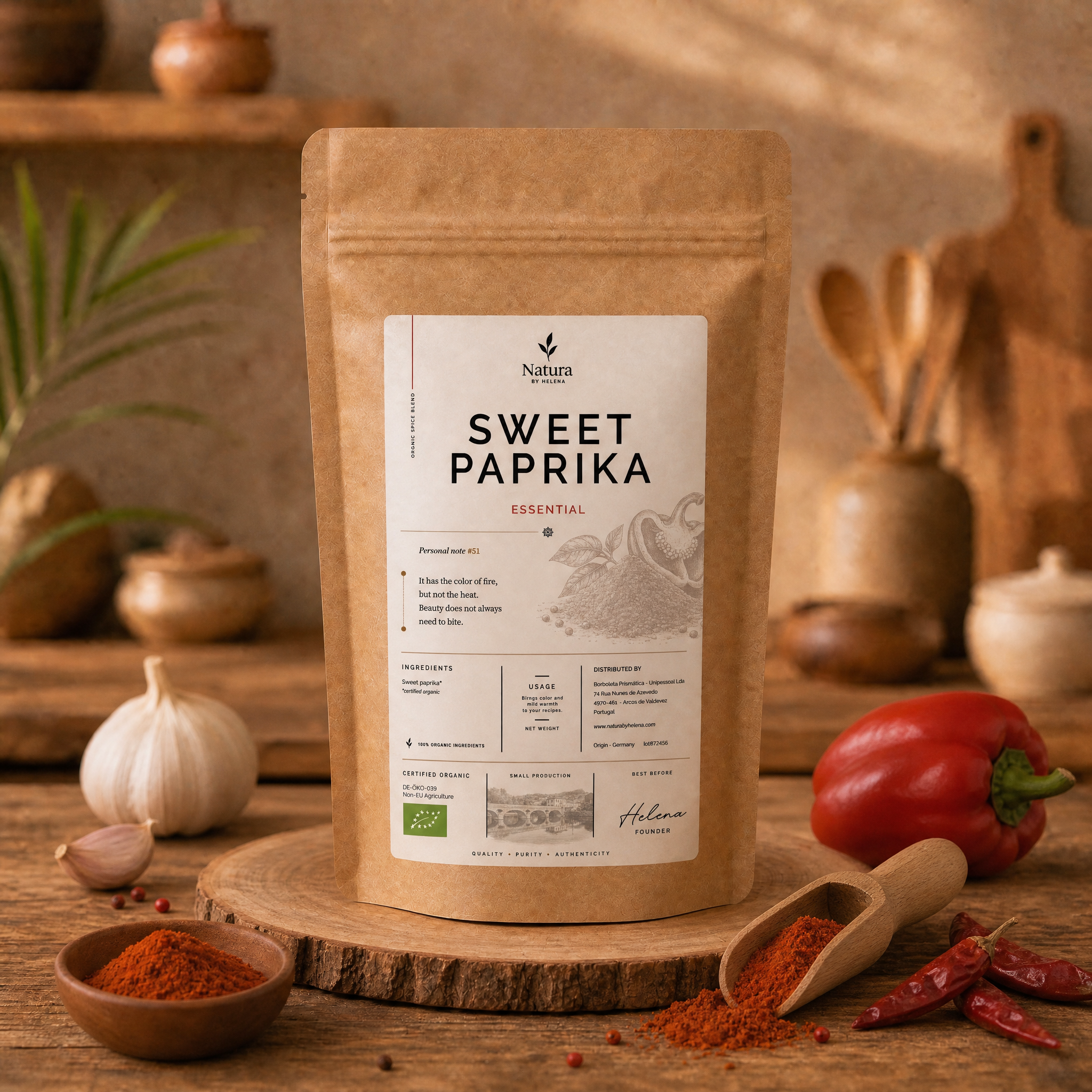 SWEET PAPRIKA BIO - SPAIN - 50090