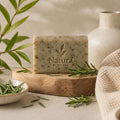 SABONETE NATURAL DE ALECRIM - NATURAL ROSEMAY SOAP - 100 gr