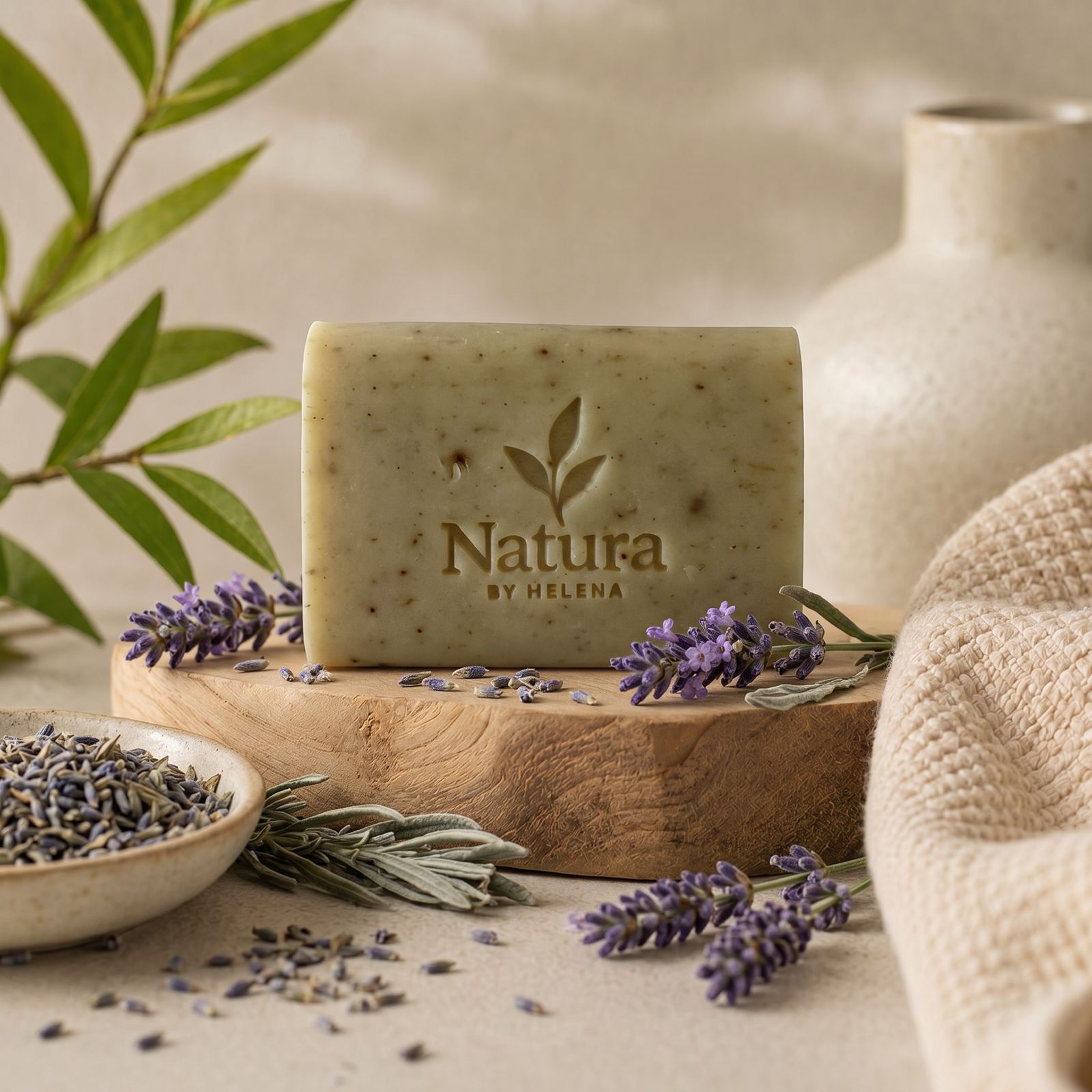 SABONETE NATURAL DE LAVANDA - LAVENDER SOAP