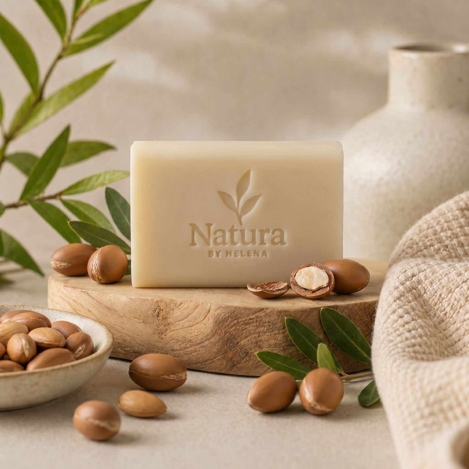 SABONETE NATURAL ARGAN - NATURAL ARGAN SOAP - 100 gr