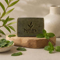 SABONETE NATURAL DE MENTA - PEPPERMINT LEAF SOAP - 100 gr
